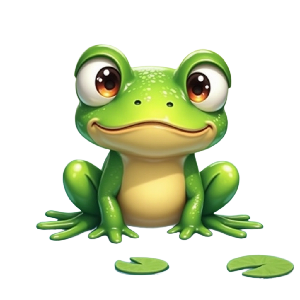 Adorable Frog Illustration